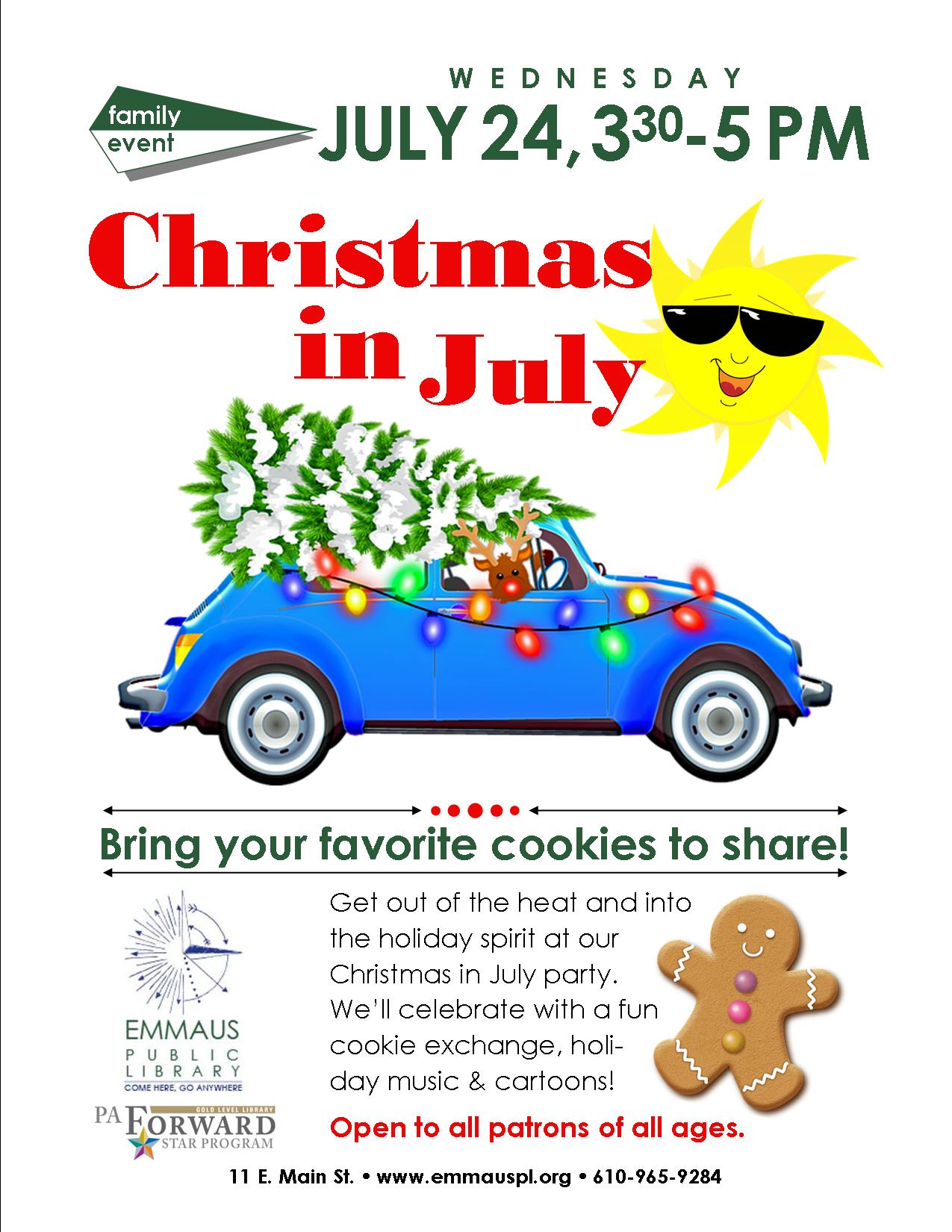Christmas In July Emmaus Public Library