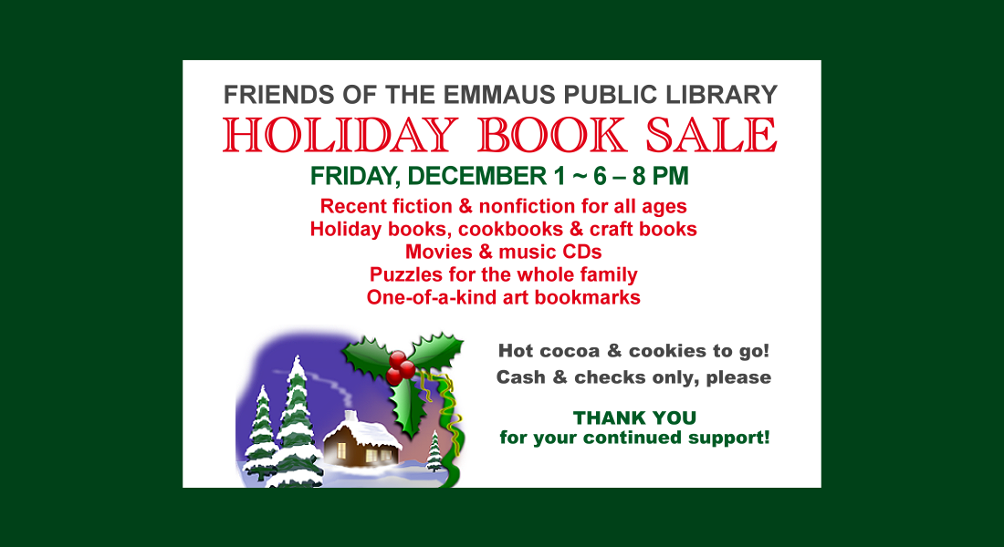 Emmaus Public Library Books, DVDs, eBooks, Audiobooks