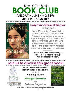 Daytime Book Group: Lady Tan's Circle of Women