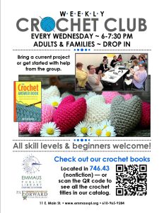 Crochet Club (weekly)