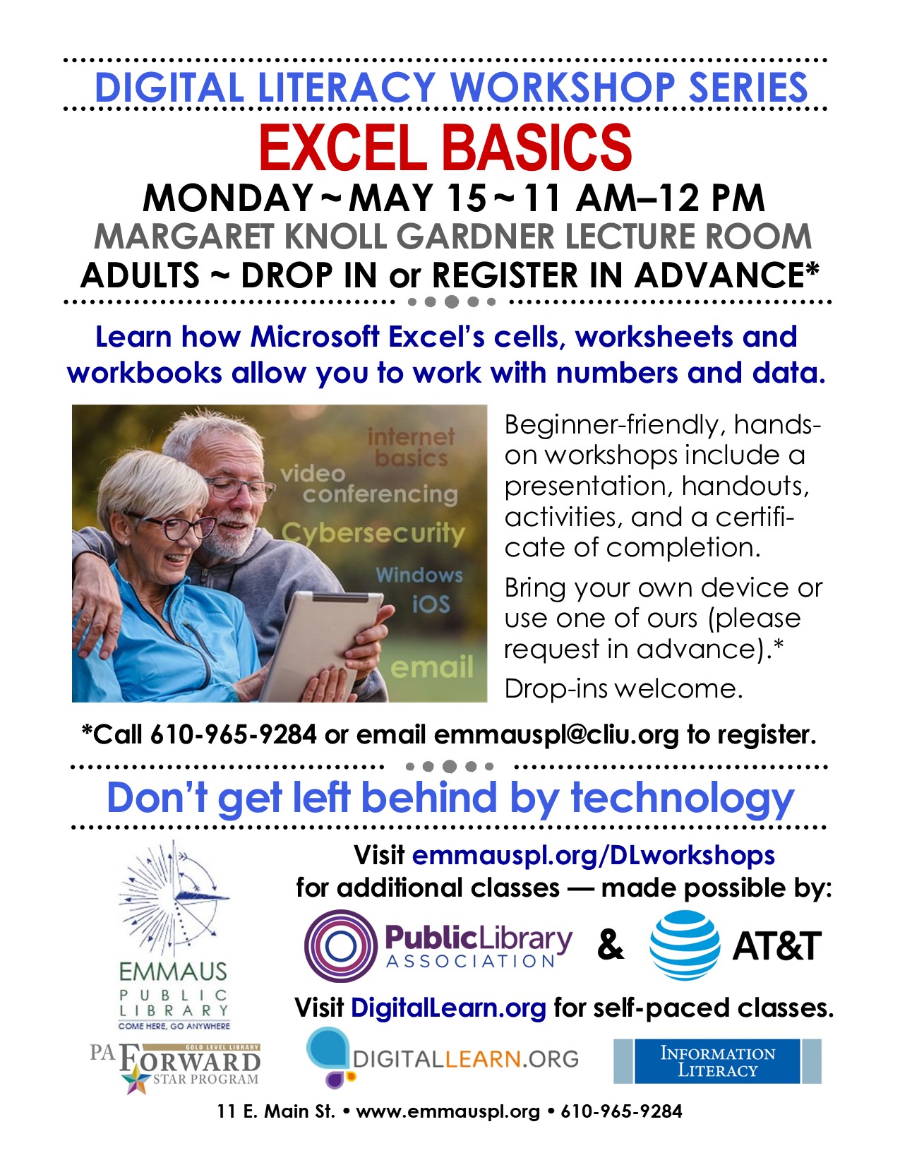 Excel basics emmaus public library