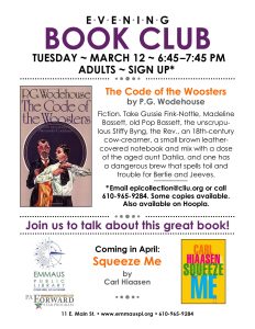 Evening Book Group - The Code of the Woosters