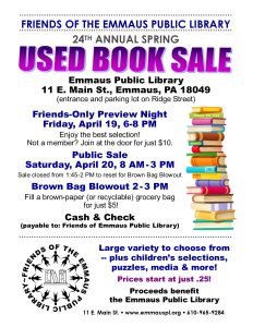 Friends of EPL Book Sale @ Emmaus Public Library