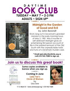 Daytime Book Group: Midnight in the Garden of Good and Evil