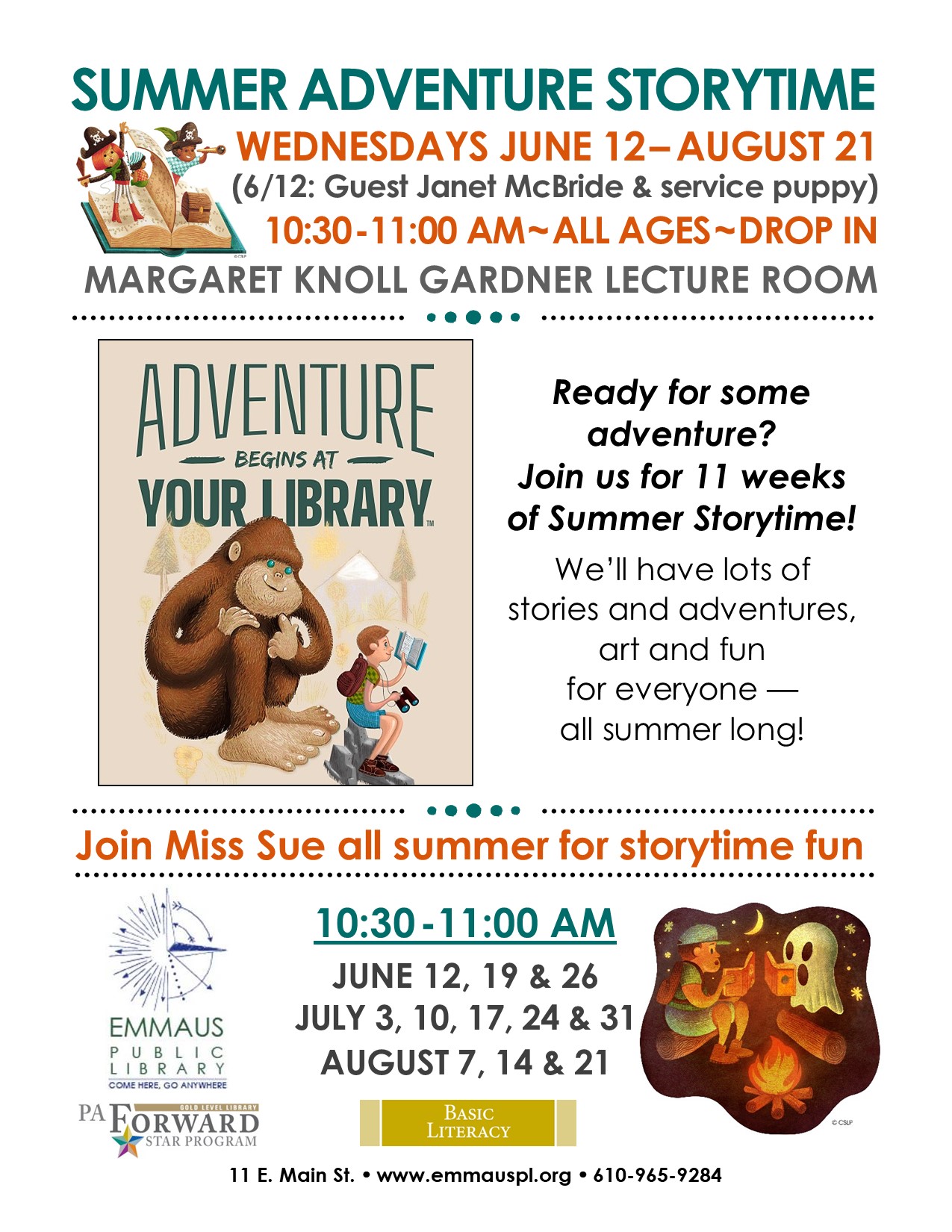 Emmaus Public Library Events | Children, Teen, & Adult Activities