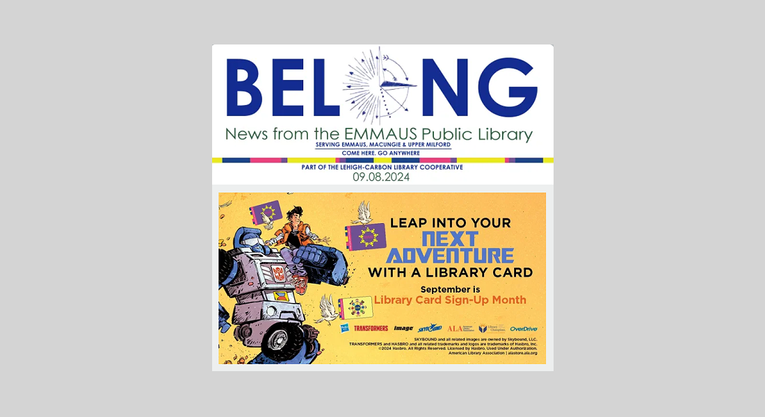 Emmaus Public Library Books, DVDs, eBooks, Audiobooks